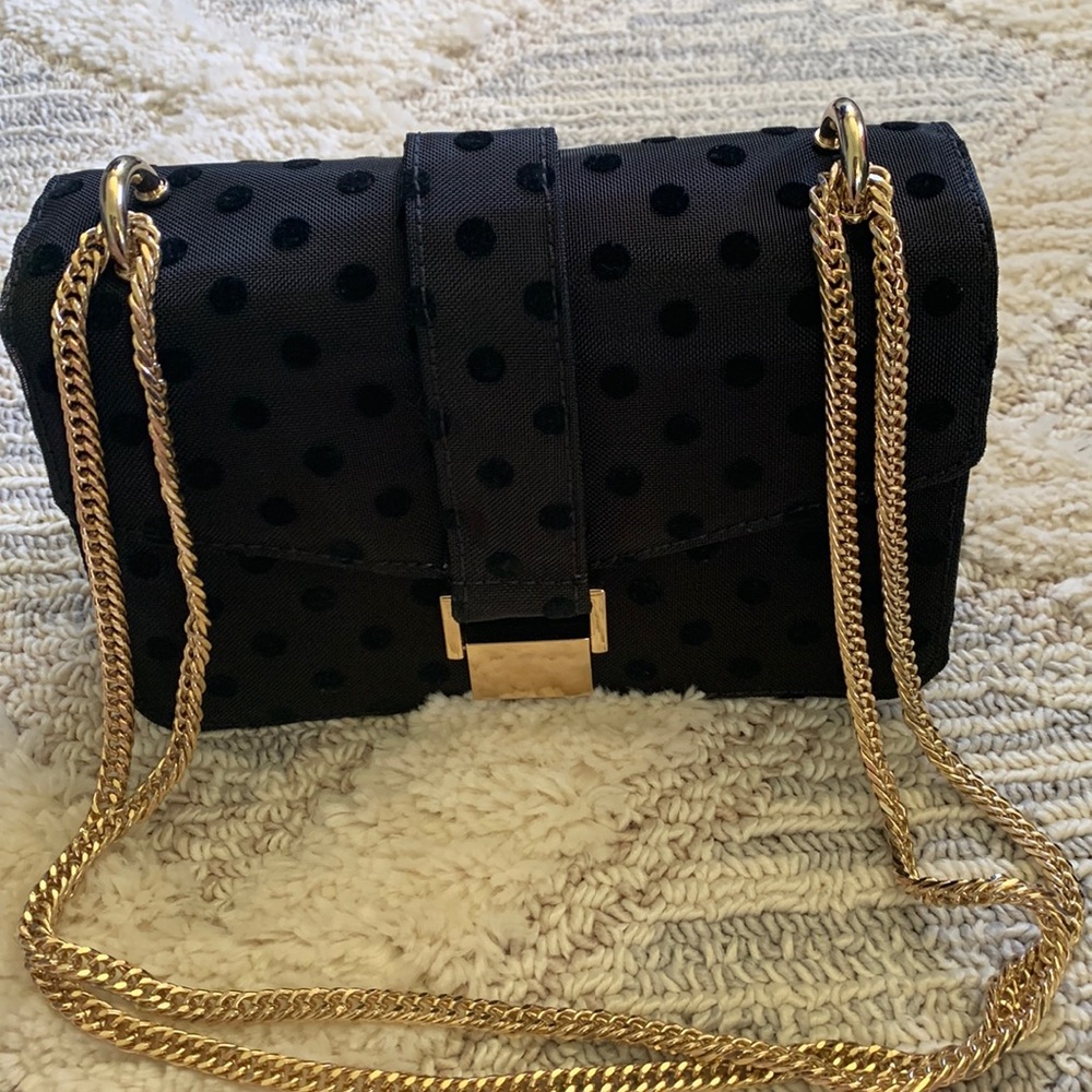 BRAND NEW ZARA POLKA DOT SHOULDER / CROSSBODY PURSE